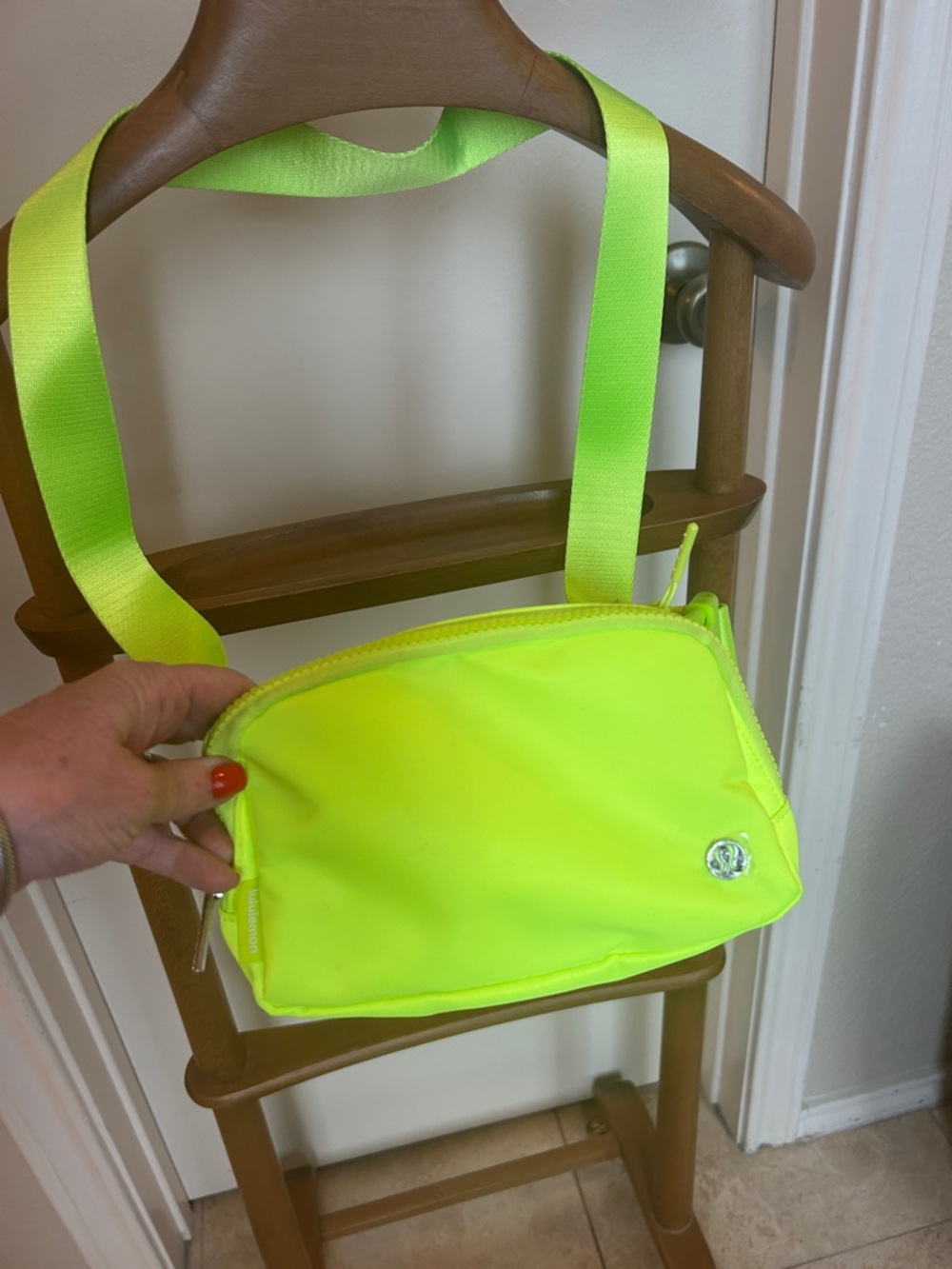lululemon athletica Neon Lime Crossbody Belt Bag